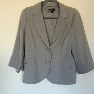 I.N. Studio Grey Blazer Size 12, runs small